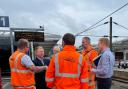 Robbie Moore meeting with Friends of Ilkley Rail Station and Network Rail.