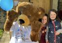 Marty Bear and children at a previous craft afternoon
