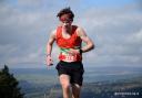 Sam Bentham on his way to second place in the Ilkley Moor Fell Race. Photo credit:  Woodentops