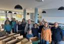 Volunteers packing the Easter parcels to help Ilkley families this Easter
