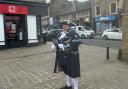 Otley Bellman Terry Ford gives the Royal anniversary proclamation