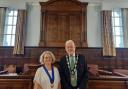 New Ilkley Town Mayor Councillor Damian Kearns and new Deputy Mayor Councillor Jane Gibson