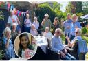 Aireborough Rotary Club members and inset Purvi Nagdive, who is being sponsored by the club