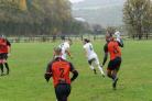 Otley (white) faced off with Howden Clough