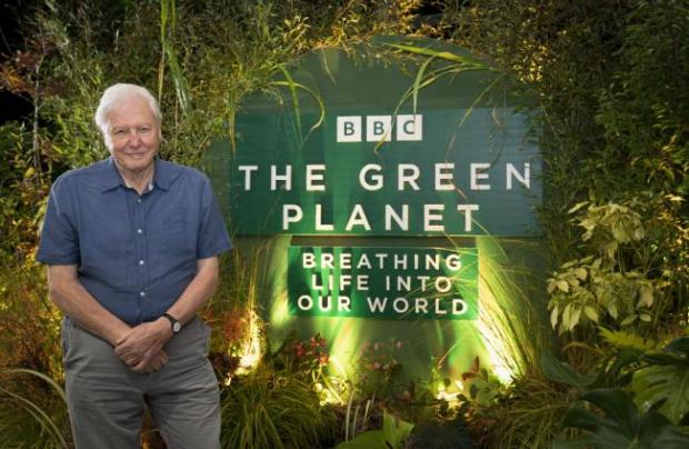 Ilkley Gazette: Sir David Attenborough attends the premiere of Green Planet at the Glasgow IMAX cinema in the Green Zone at COP26 in Glasgow. (PA)