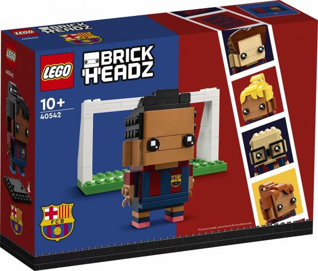 Ilkley Gazette: LEGO® BrickHeadz™ FC Barcelona Go Brick Me. Credit: LEGO
