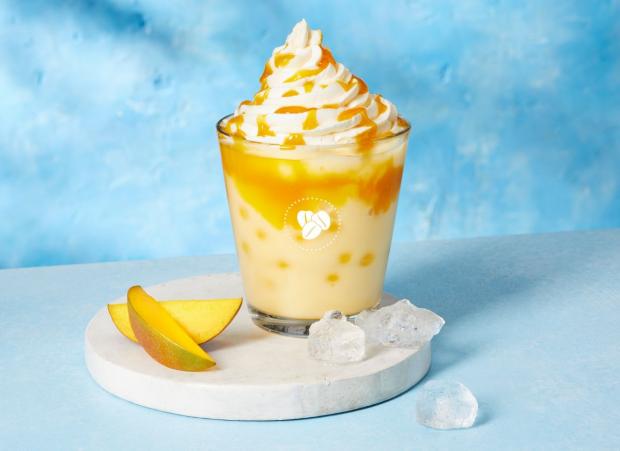 Ilkley Gazette: Tropical Mango Bubble Frappé & Light Dairy Swirl (Costa Coffee)