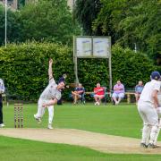 Ilkley's Henry Wilson (bowling) is optimistic his side can push on after defeating Olicanian. Picture: Phil Jackson.