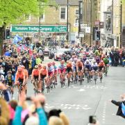 Tour de Yorkshire comes through Skipton in 2019. Picture Judy Probst