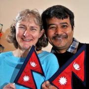 CHARITY WORKERS: Jane and Prem