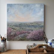 A landscape painting by Susannah Lawless