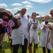 King Charles visiting the Great Yorkshire Show