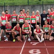 Ilkley Harriers' winning team at the Murder Mile event. Picture: Catherine Crawley