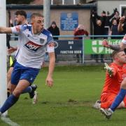 Lewis Whitham and his Guiseley team-mates will now travel to Marine on March 11 in a re-arranged match