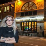 General Manager at The Lister Arms in Ilkley Em Tetley outside the pub. Picture: David Webb Photography