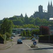 Ilkley's twin town of Coutances, in Normandy.JPG