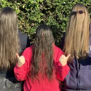 The White family have been growing their hair to donate to The Little Princess Trust