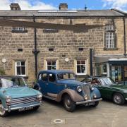 The Heartbeat cars at Otley Courthouse