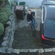 A CCTV image of a man police would like to identify after a series of thefts in Horsforth