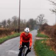 Jonny Brownlee enjoying being out on two wheels