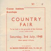 The 1948 Bramhope Show programme