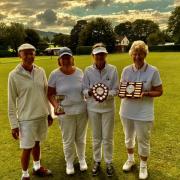The winners from left John Green, Jackie Green, Penny Clark and Eileen Magee