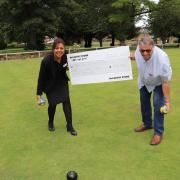 McCarthy Stone gives a donation to Burley Bowling Club