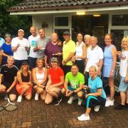 Members of Tranmere Tennis club who took part in the tournament