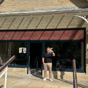 Owner and chef Marco Greco outside the new venue in Ilkley