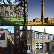 Some of the venues that will receive funding (clockwose) The Bronte Parsonage, Listers Mill - home of Mind The Gap, the Bronte Birthplace in Thornton and the 1 in 12 Club