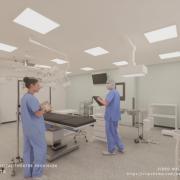 An artist's impression of the new elective care hub at Wharfedale Hospital