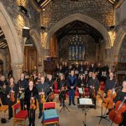 Ilkley Philharmonic Orchestra in Ilkley’s All Saints Parish Church for their inaugural concert