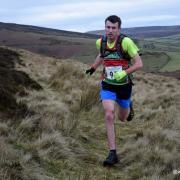 (Dave Woodhead) Jack Cummings clear of the field at the Stanbury Splash. Photo credit: Woodentops