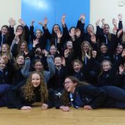 2nd Ilkley Guides who have been busy fundraising for the solar panel appeal