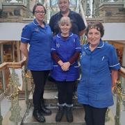 Carers and Companions staff at their offices in Ilkley's Victorian Arcade