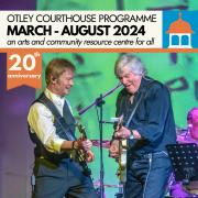 The cover of the new spring/summer programme for Otley Courthouse
