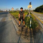Ray Chan, who grew up in Horsforth, but now lives in Dubai, cycled 500 kilometres in six days