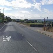 The crash happened on the A65 in Rawdon