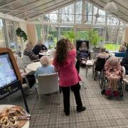 The launch of Ghyll Royd Care Home 's new Four Leaves Community Hub