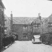 The Ilkley Manor House yard in the 1950s