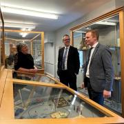 The UK's Minister for Arts and Heritage  Lord Parkinson visits Ilkley Toy Museum alongside local MP Robbie Moore