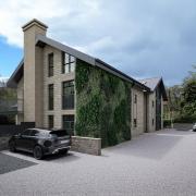The  new build apartment scheme in Clifford Road, Ilkley