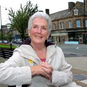 Ilkley MP Ann Cryer pictured on The Grove in Ilkley.
