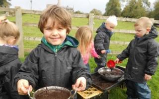 Outdoor learning at Askwith Primary School