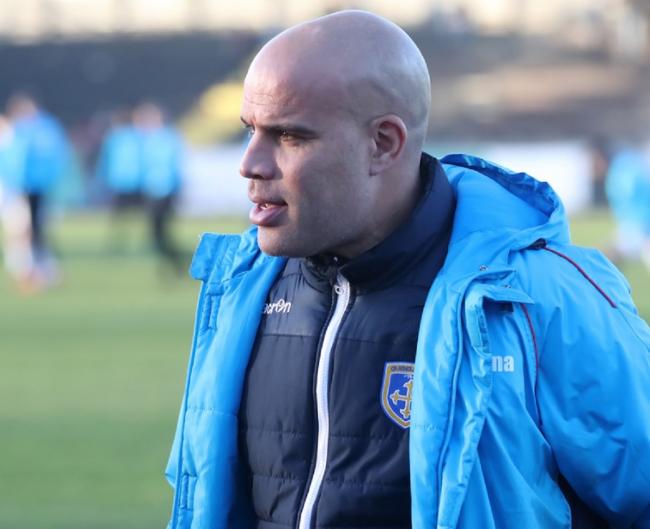 Guiseley joint-manager Marcus Bignot has sent two of his stars out on a dual registration.. Picture: Alex Daniel Photography