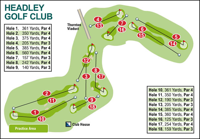 Ilkley Gazette: Headley Golf Club