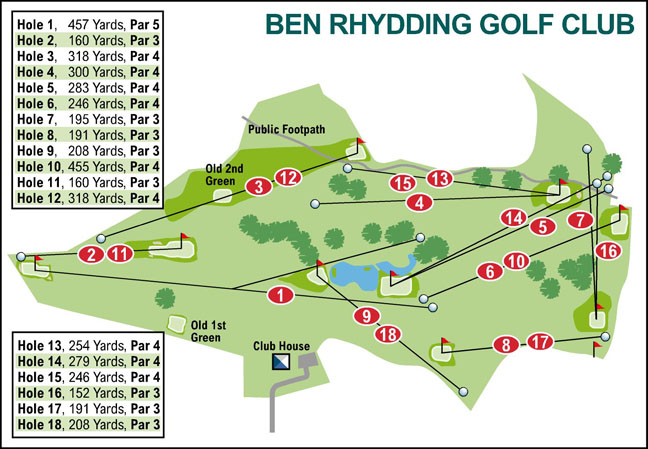 Ilkley Gazette: Ben Rhydding Golf Club