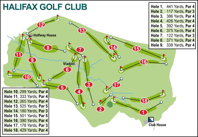 Ilkley Gazette: Halifax Golf Club